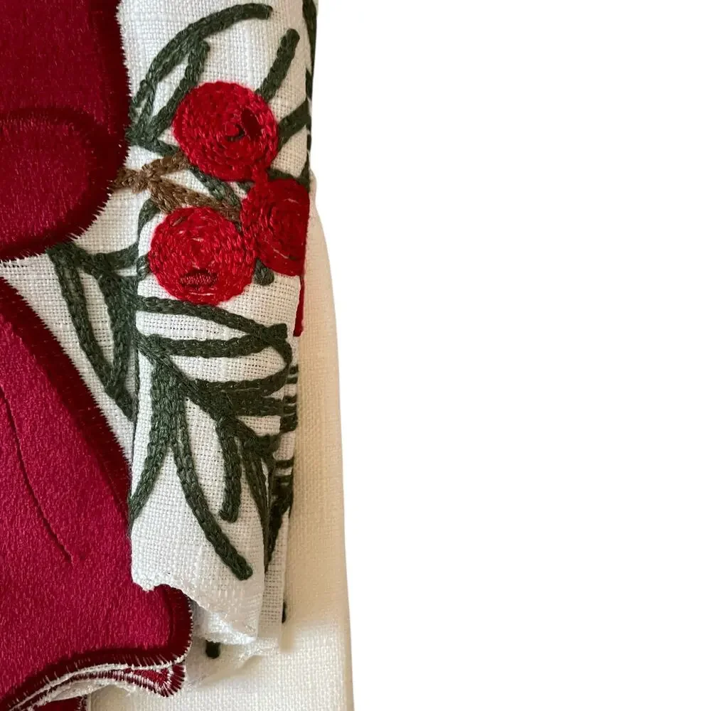 Envogue embroidered red
